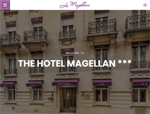 Tablet Screenshot of hotelmagellan.com